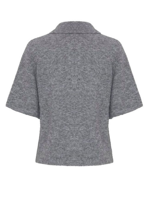 Women's Sweater Grey - Mid Grey Melange