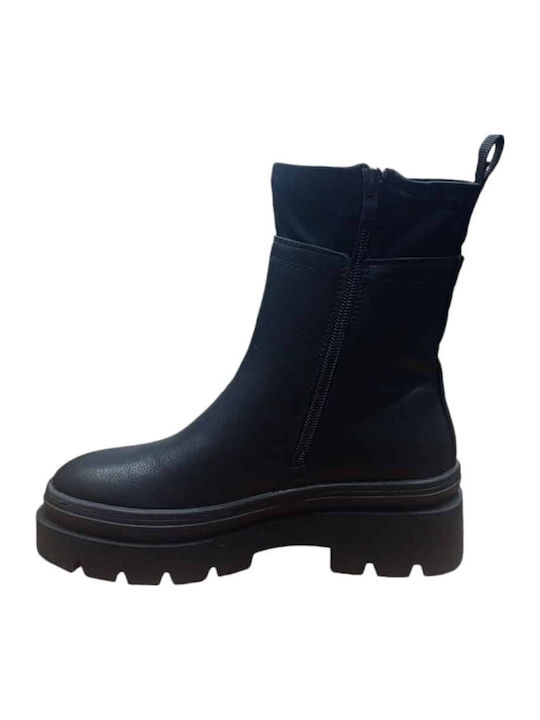 Leather Women's Chelsea Ankle Boots Black
