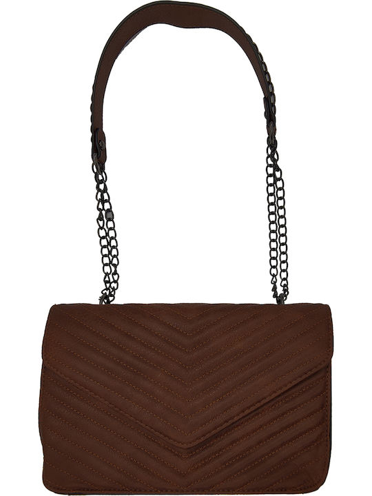 Gift-Me Leather Women's Bag Shoulder Brown