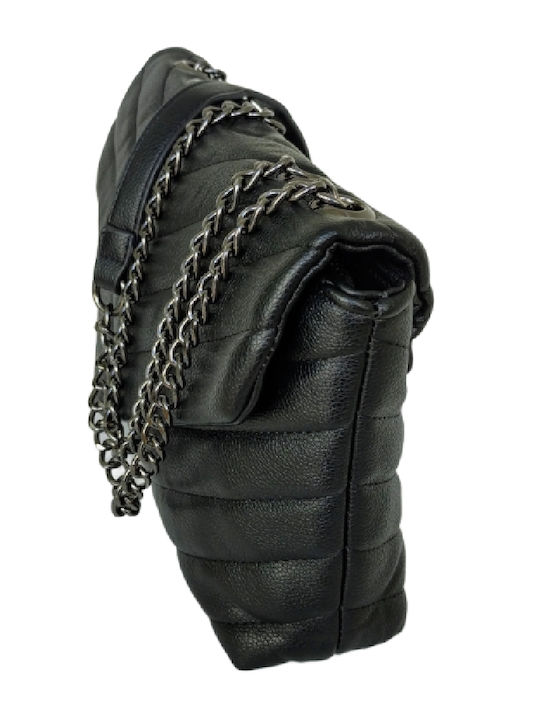 Leather Women's Bag Shoulder Black