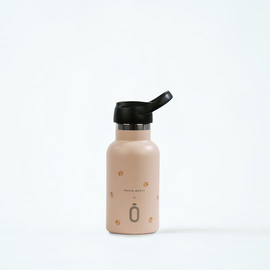 Runbott Kids Water Bottle Thermos Stainless Steel with Straw Non Spill 350ml