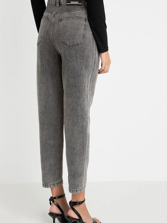 Γυναικείο Jean Παντελόνι Grey Black