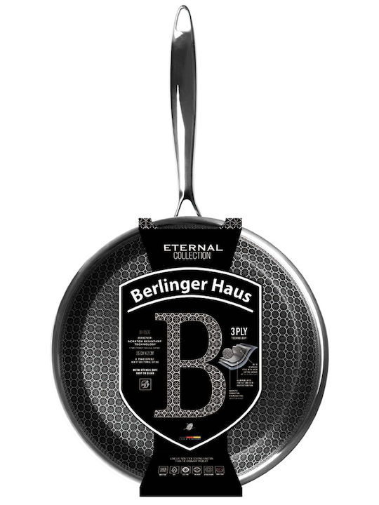 26 Cm Non-stick Stainless Steel Pancake Pan Eternal Collection Berlinger Haus Bh 8506