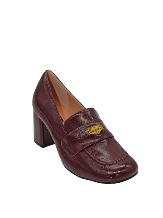 Morena Spain Burgundy Medium Heels