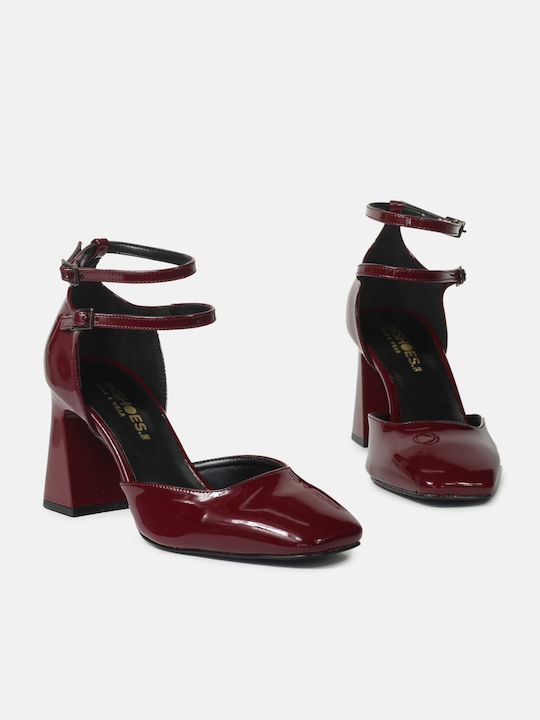 InShoes Pantofi cu toc Burgundy