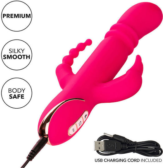 Calexotics Jack Δονητής Rabbit με Remote Control Ροζ