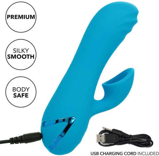 Calexotics Διπλός Δονητής 16cm Μπλε