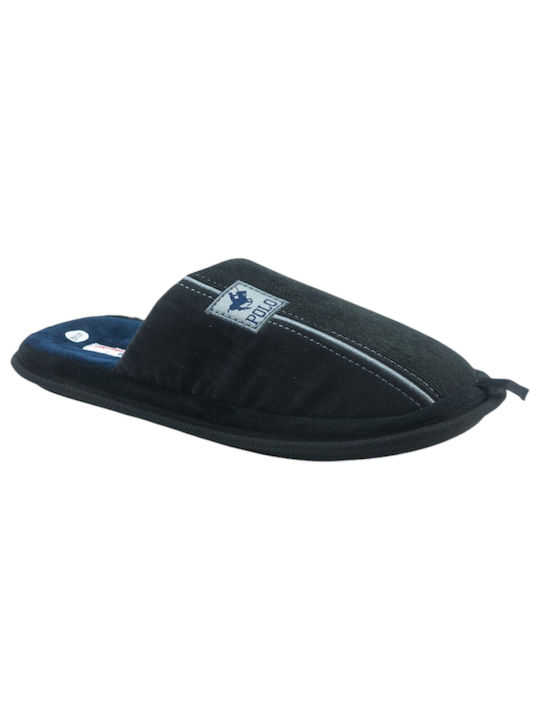 Adam's Shoes Men's Slipper Black