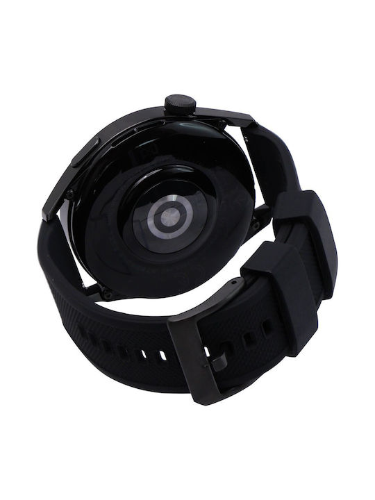 Curea Universală Erbord din Silicon 22mm Dual Color Negru Cataramă Neagră Curea Universală Erbord din Silicon 22mm Dual Color Negru Cataramă Neagră