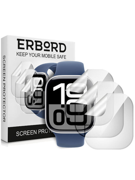 3x Erbord Хидрогел Филм Apple Watch 10 46mm