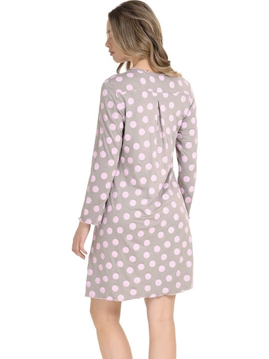 Zen by Daisy Winter Women's Nightdress Gray