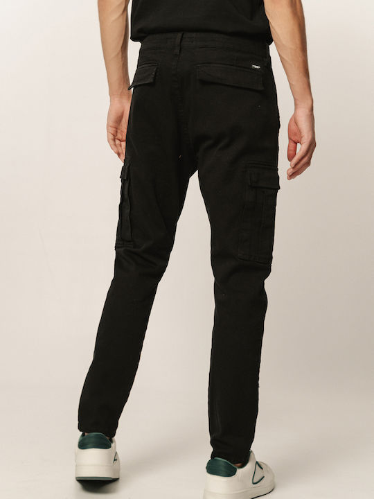 Edward Jeans Trousers Cargo Black