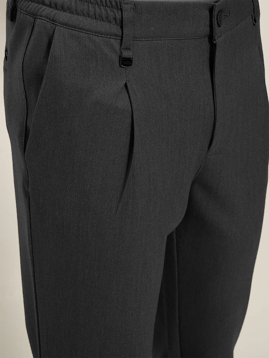 Herrenhosen Elastisches Schwarz