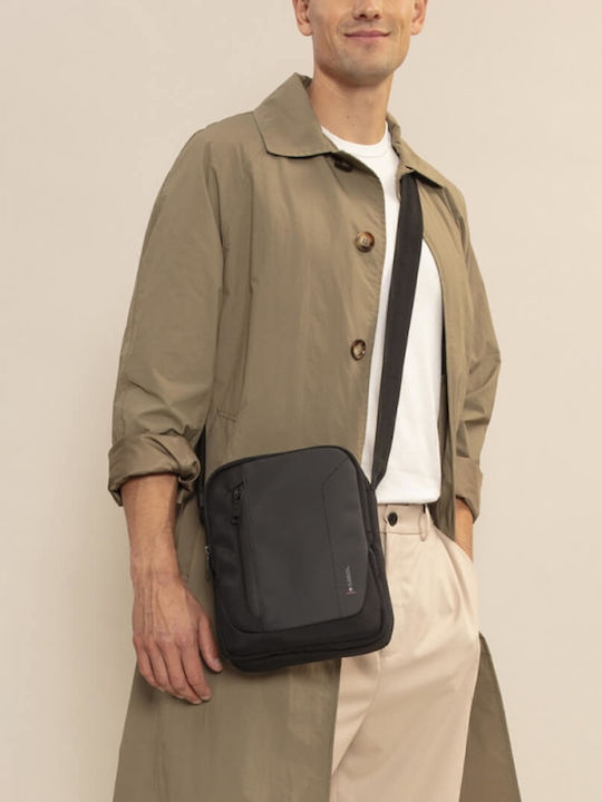 Geantă pentru bărbați De umăr / tip crossbody Neagră
