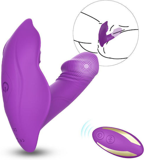Vibrator G-Punkt mit Fernbedienung Lila