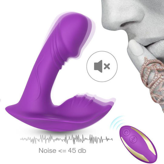 Vibrator G-Punkt mit Fernbedienung Lila