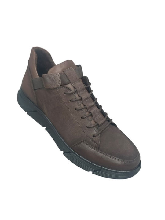 Smart Steps Men's Leather Casual Shoes Brown