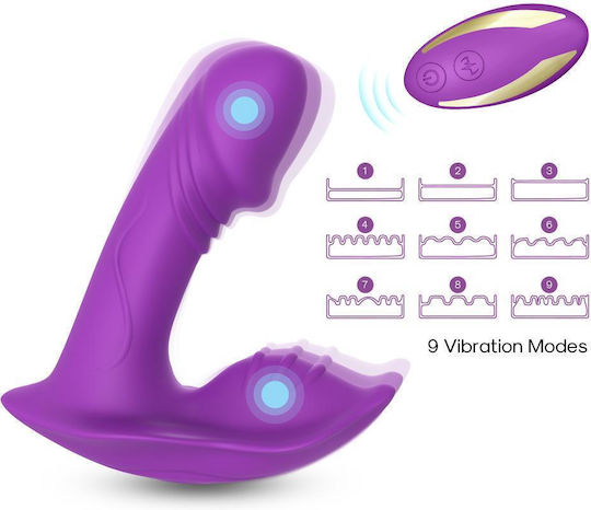 Vibrator G-Punkt mit Fernbedienung Lila