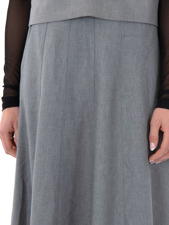 Maxi Skirt Gray