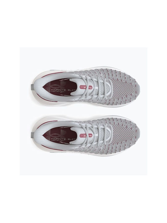 Infinite Elite Sport Shoes Running Grey Bordeaux
