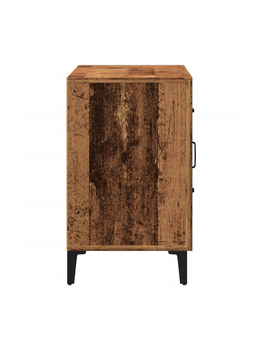 Sideboard Wooden with Drawers Coffee 100x36x60cm