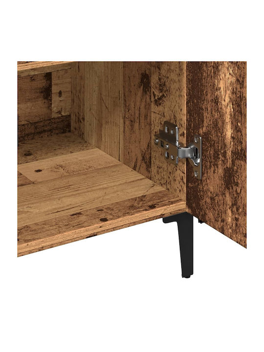 Sideboard Wooden with Drawers Coffee 100x36x60cm