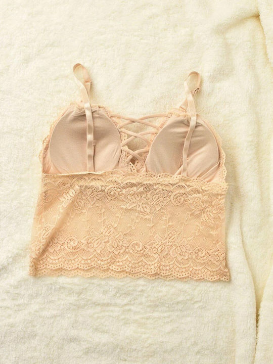 Potre Bralette Beige Женски бралет сутиен