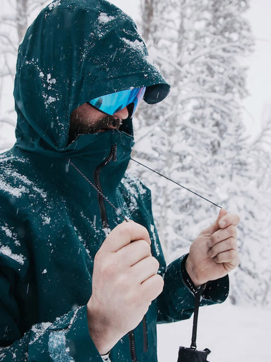 Burton 10002111307 Ανδρικό Μπουφάν Gore-Tex για Σκι & Snowboard Μπλε
