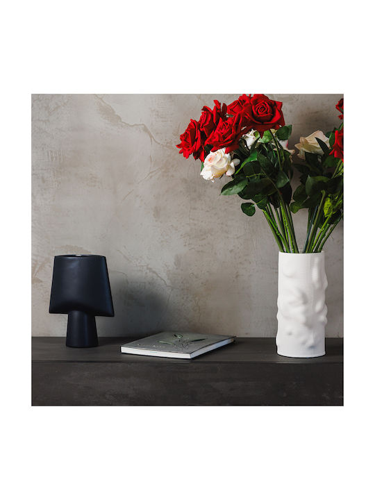 Koart Decorative Vase Alcyone White 13.5x5x28cm