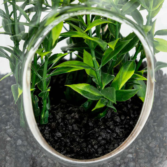 Artificial Recessed Plant Black 15cm in Yala