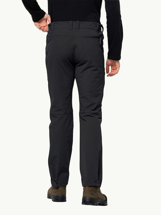 Jack Wolfskin Activate Xt Ανδρικό Μακρύ Παντελόνι Πεζοπορίας Μαύρο