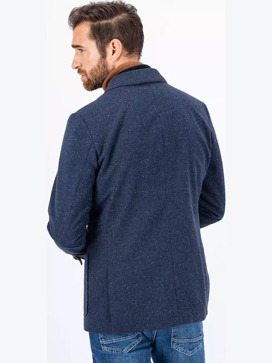 Men's Winter Suit Jacket Regular Fit Navy