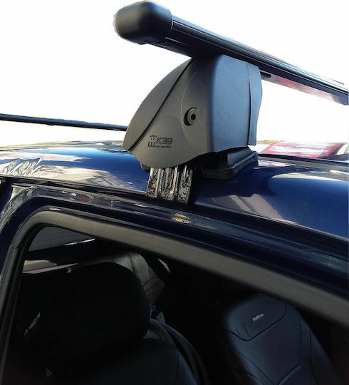 K39 Μπάρες Οροφής Μεταλλικές για Opel Agila 2000-2007 (Σετ με πόδια)