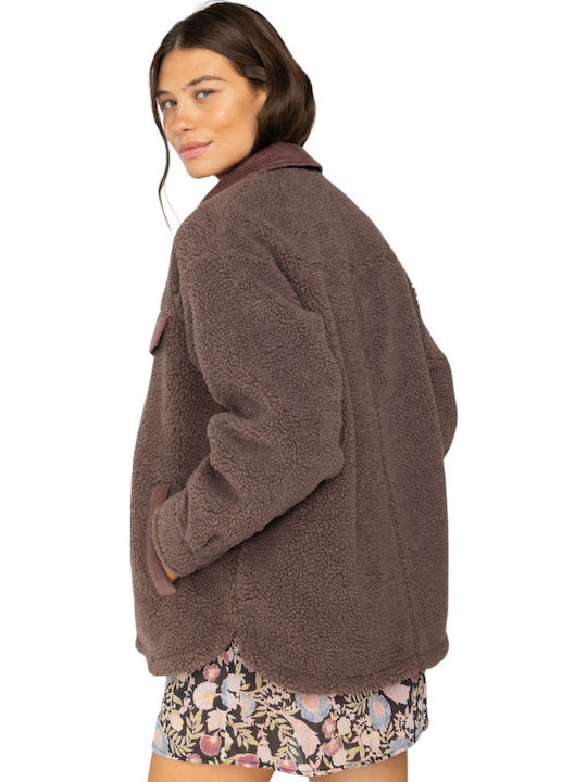Coastal Waves Women's Long Lifestyle Jacket for Winter