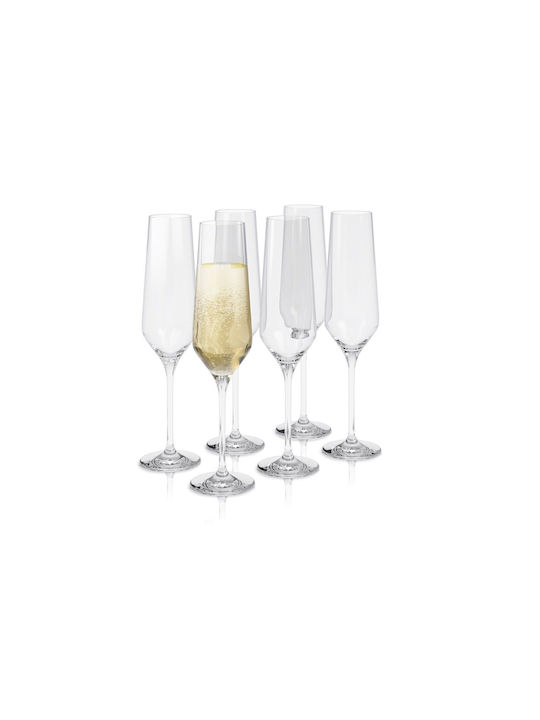 Eva Solo Set of Glasses Champagne made of Glass Stemmed 260ml 6pcs