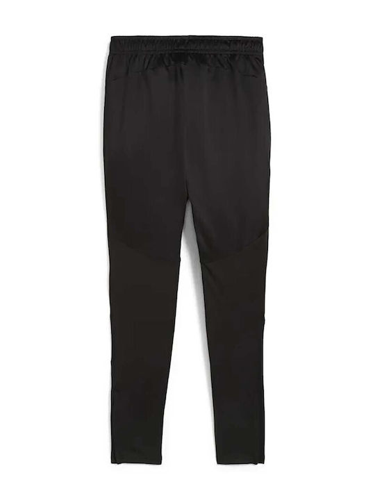 Pantaloni de trening Lucios cu Elastic Negru