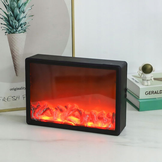 Șemineu Electric Ornamental cu LED și USB