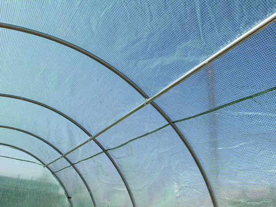 Garden Greenhouse Tunnel Type Metal Frame 300x200cm Green 6sqm