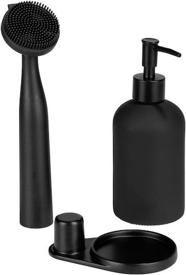 Wenko Dispenser Bucătărie Plastic Negru 400ml