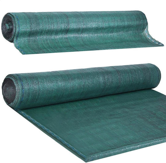 Shade Privacy Mesh Fence 1.5m Wide 10m Long 140g Density Green