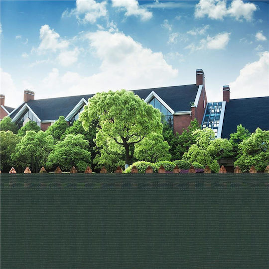 Shade Privacy Mesh Fence 1.5m Wide 10m Long 140g Density Green
