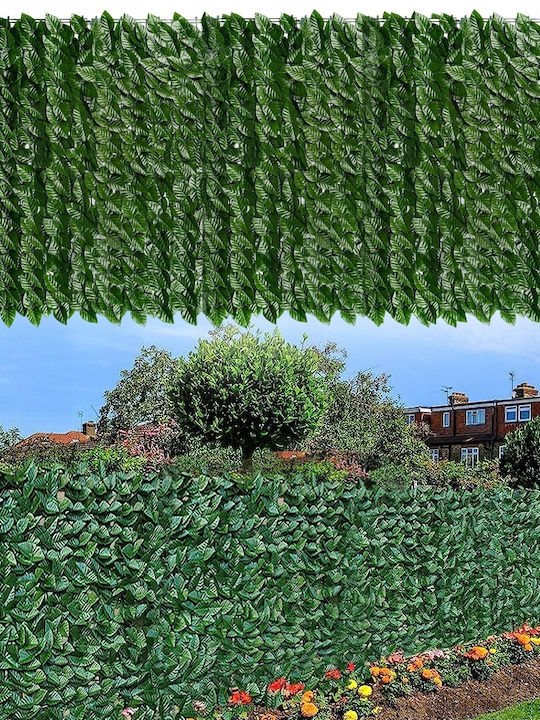 Sersimo Artificial Leaf Screen Panel Fence Balcony 100x500cm Green