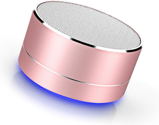 A10 Ηχείο Bluetooth 3W με Διάρκεια Μπαταρίας έως 5 ώρες Ροζ Χρυσό