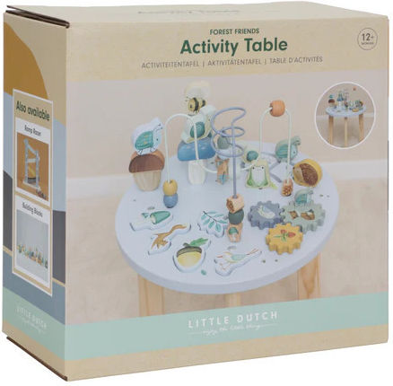 Little Dutch Activity Table Forest Friends made of Wood for 12++ Months