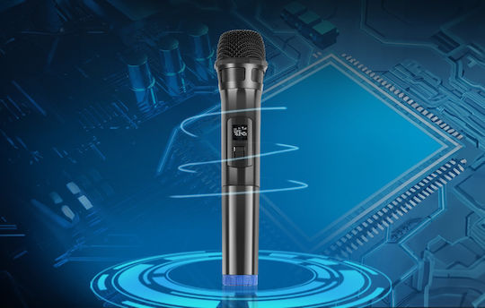 Puluz PU628B Ασύρματο Δυναμικό Μικρόφωνο Χειρός για Φωνητικά