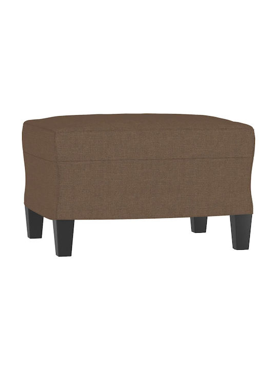 Living Room Furniture Set 2-Seater & 2-Seater & Stool Brown