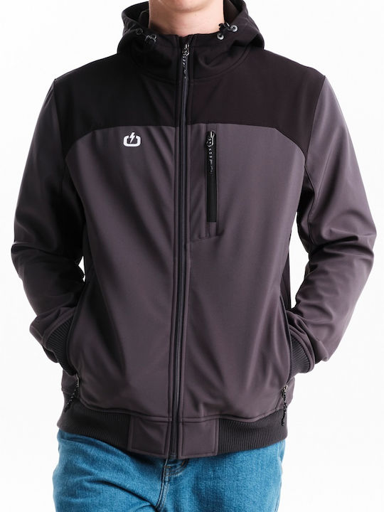 Emerson Jacket Waterproof and Windproof Dk Grey Black