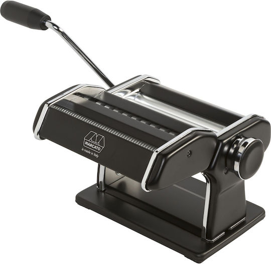 Marcato Atlas 150 Manual Stainless Steel Pasta Maker AT-150-NER-PW