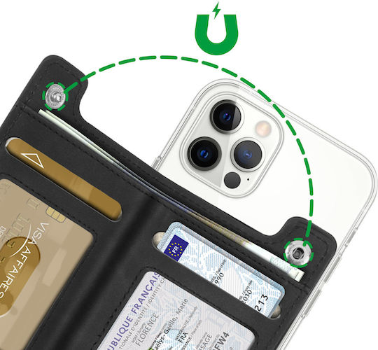 4smarts Magsafe Card Holder Rfid Protection Secure Magnetic Fastening Black
