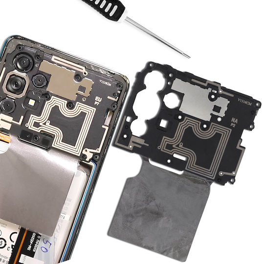 Antena NFC internă Clappio pentru căști Samsung Galaxy A52 A52s Negru